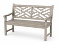 Banc d'extérieur en bois d'acacia beige 120 cm